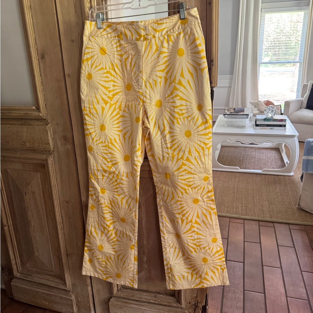 NWT Flora Bea NYC Cotton Daisy Pants L